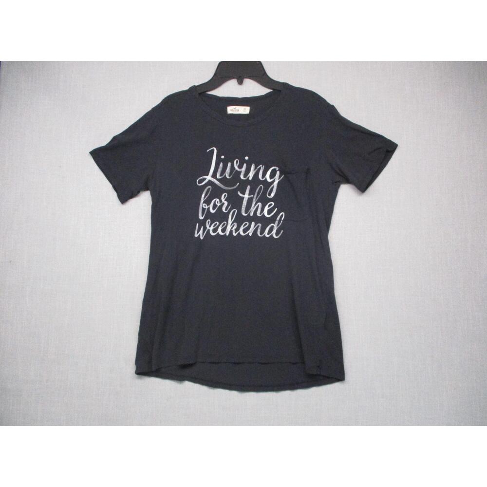 Hollister Weekend Vibes Everyday Relaxed Graphic TShirt Womens Size Extra Small